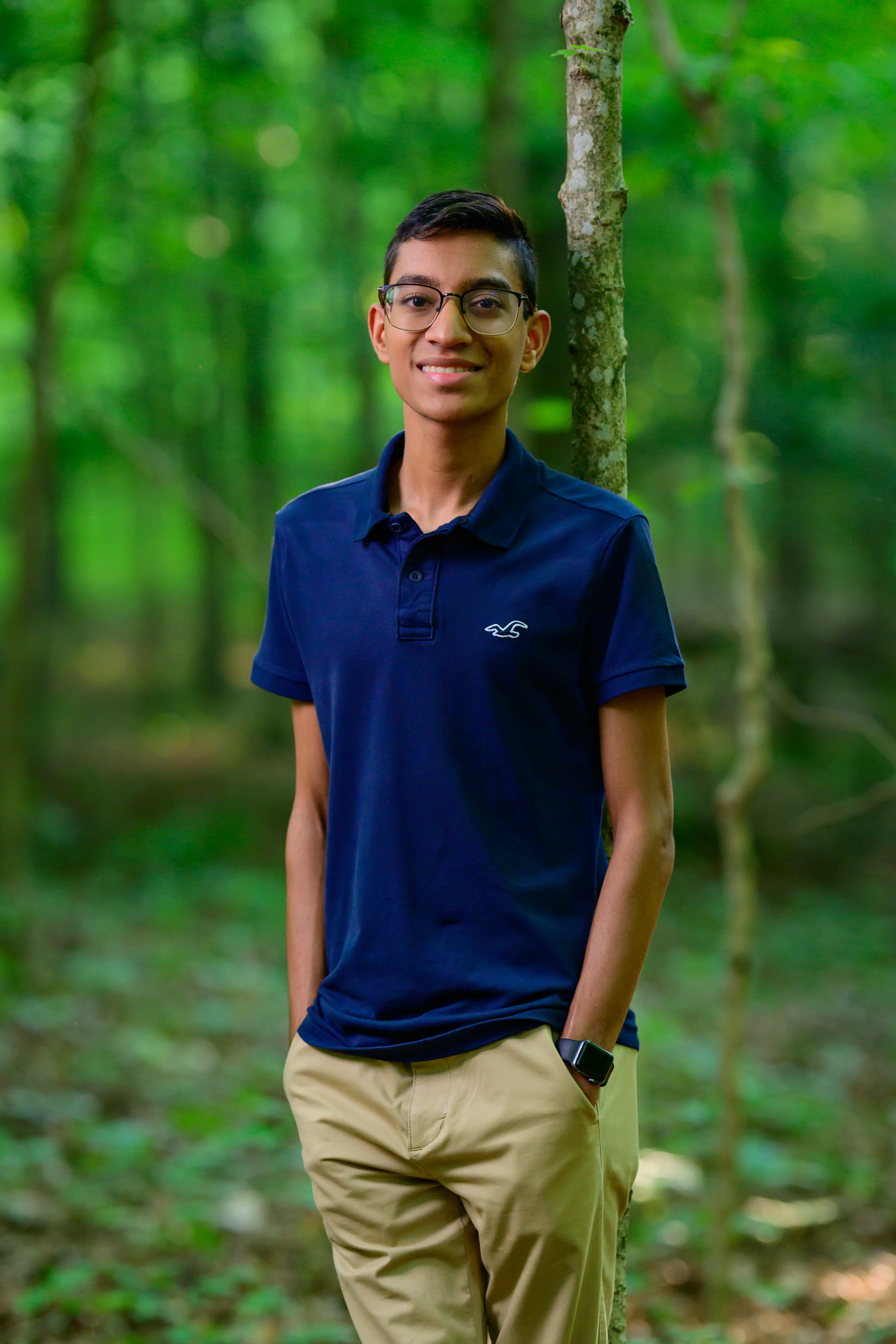 A picture of me in the forest.